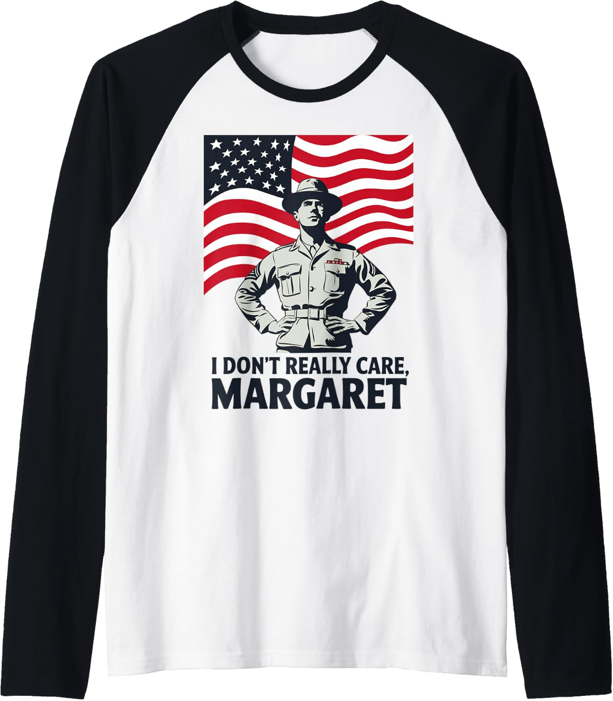 I Don t Really Care Margaret Funny Minimalist JD Vance Raglan Baseball 5