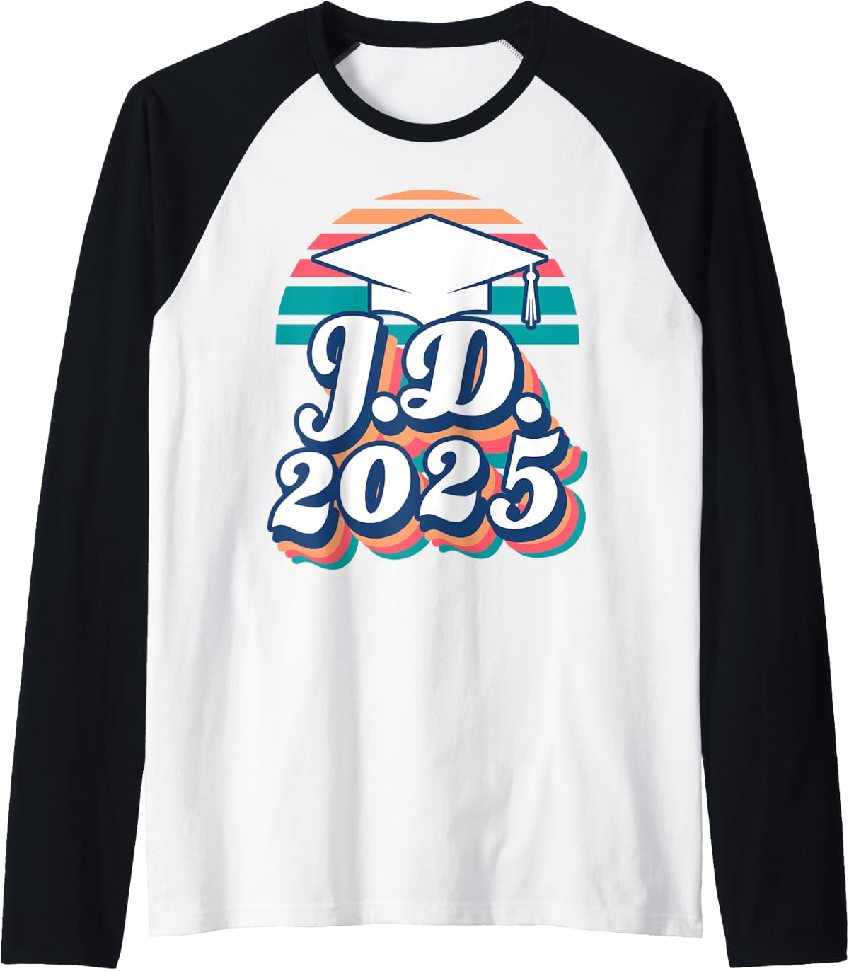 JD Graduation 2025 Juris Doctor Lawyer Attorney of Law Raglan Baseball Tee