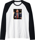 JD Vance Face Meme Raglan Baseball Tee