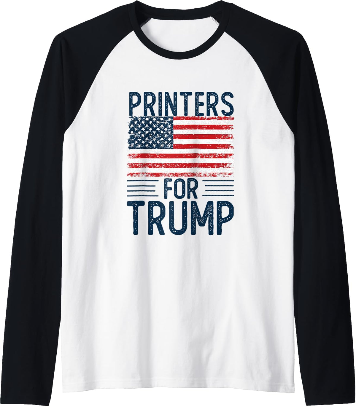 Printers For Trump 2024 Shirts President Election Raglan Baseball Tee T Shirt US Trend