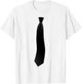 Tuxedo Black Tie Funny Elegant Business Costume Shirt for Men Women Kids 6