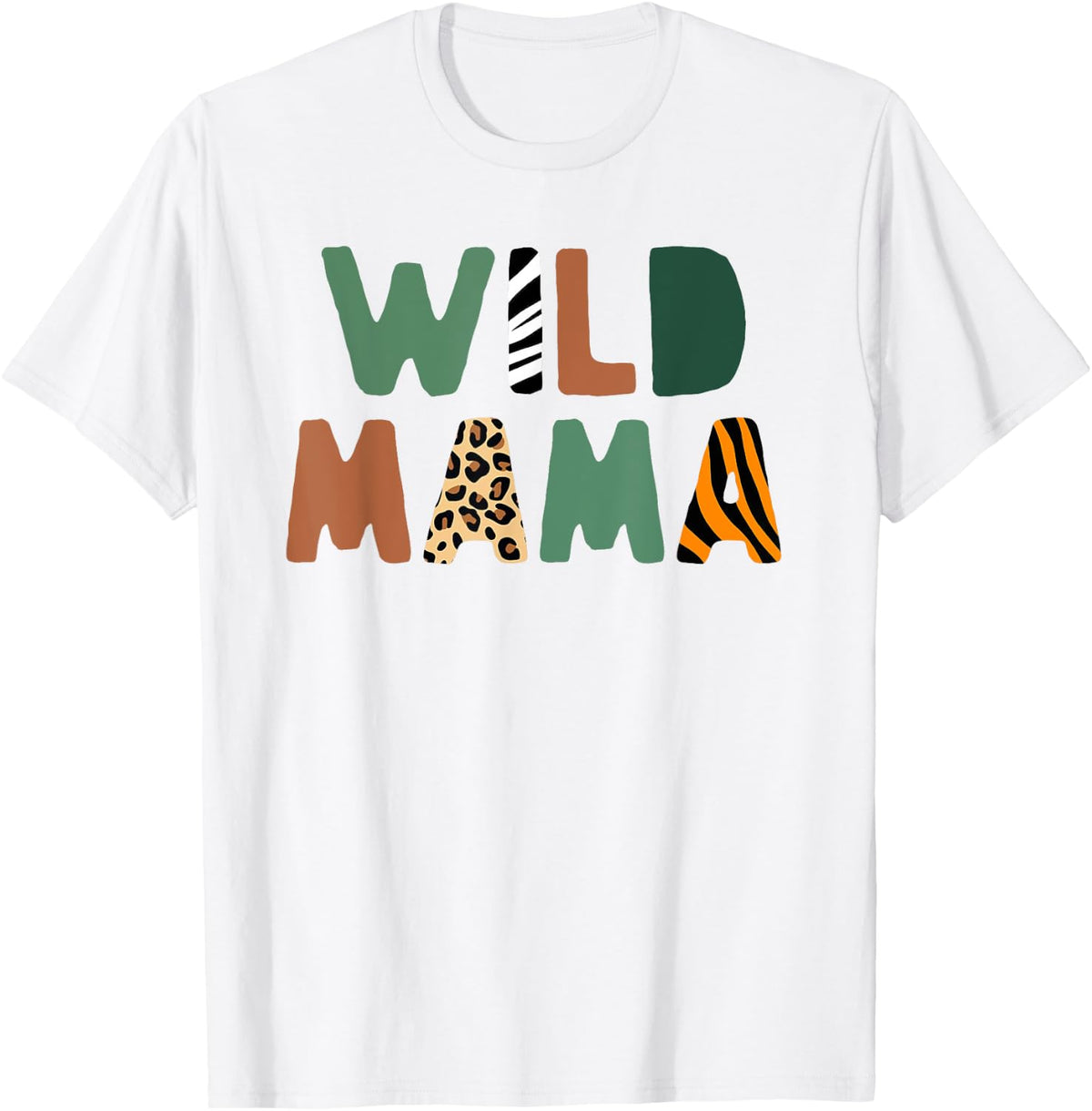 Wild One Mama Zoo Born Birthday Safari Jungle Family Shirt 99