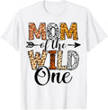 Wild One Mom Family 1st Birthday African Safari Gift Shirt 95