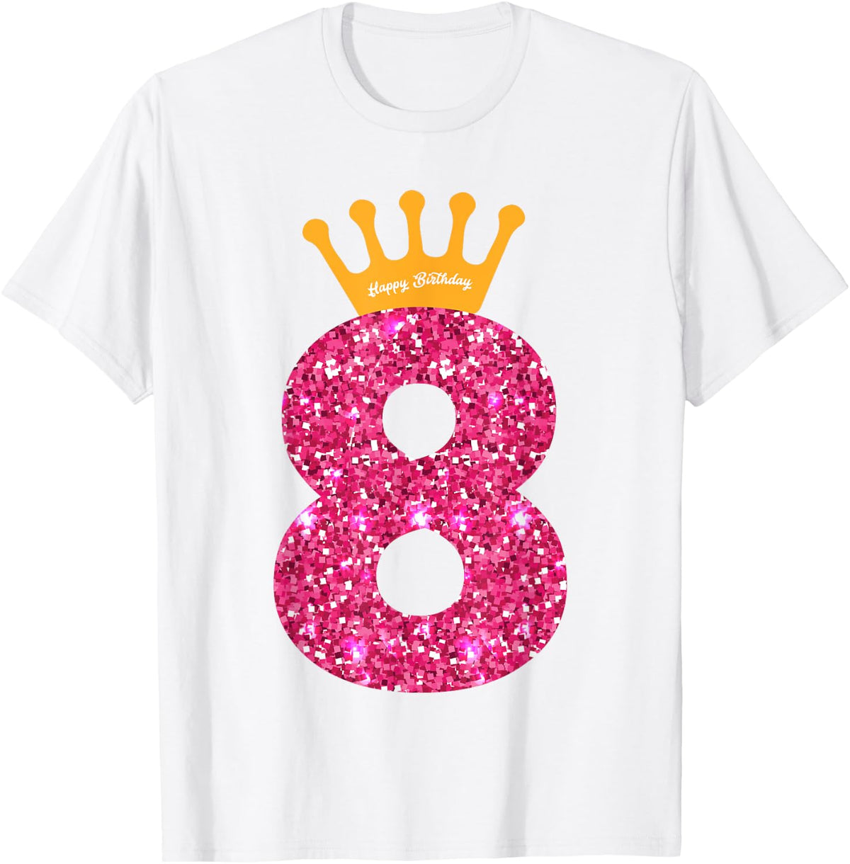 Happy Birthday Shirt Girls 8th Party 8 Years Old Birthday Design 220
