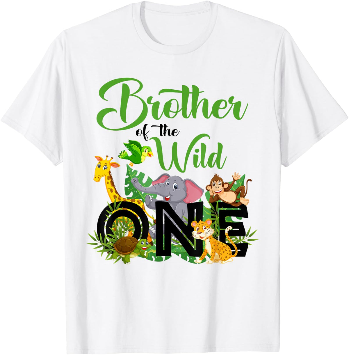 Wild One Brother 1st Birthday Safari Jungle Family Shirt 202