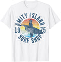 Shark Attack Island Surf Shop 1975 Retro Logo Shirt 58