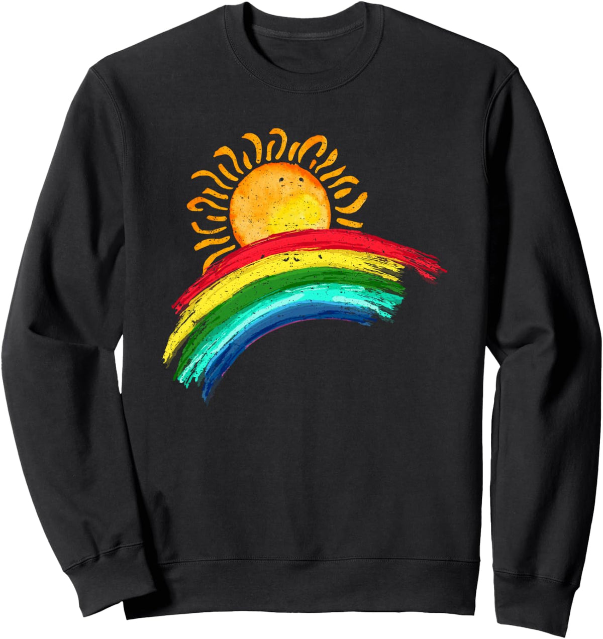 Sunshine and Rainbows Cute Distressed Gift 2