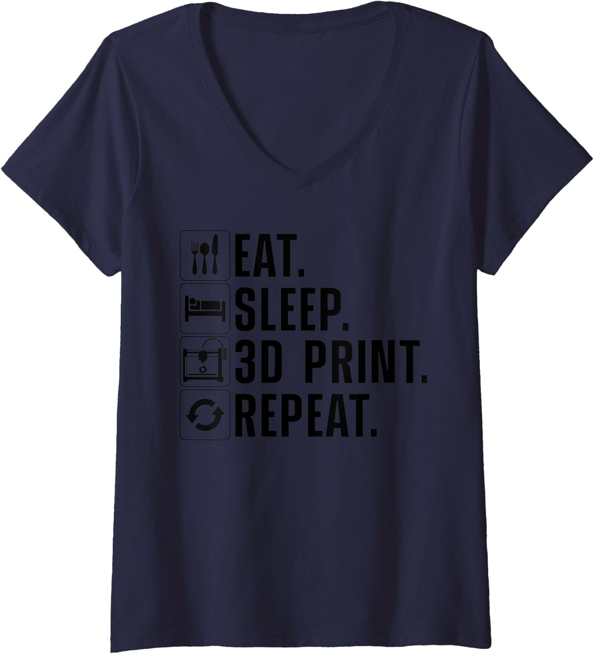 Womens Cool 3d Printing For Men Women Printer Lovers Print Geeks V Neck Apparel Premium Print