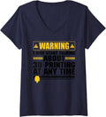 Womens Funny 3d Printing Design For Men Women Lover V Neck Apparel US Trend