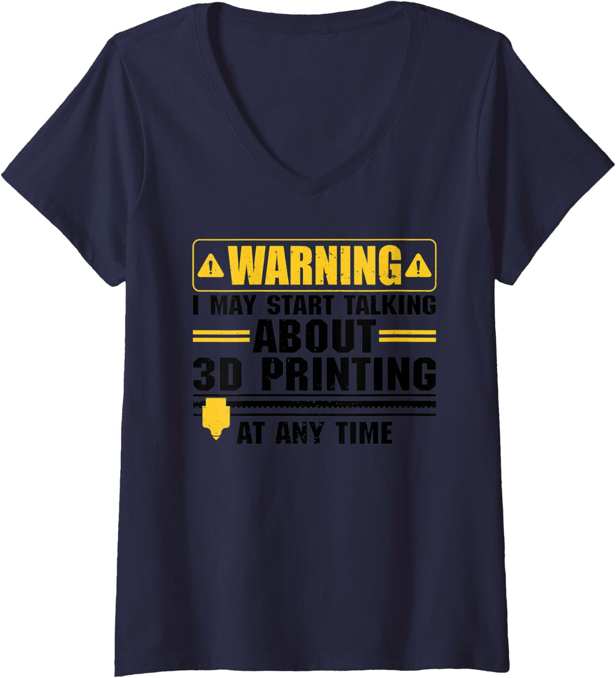 Womens Funny 3d Printer Art For Men Women Printing Worker Lover V Neck Apparel US Trend 2