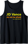 JD Vance do not be afraid common democratic values Tank Top