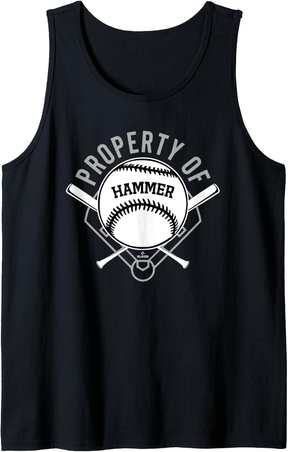 Property of JD Hammer Prospect Baseball Fan Gear Tank Top