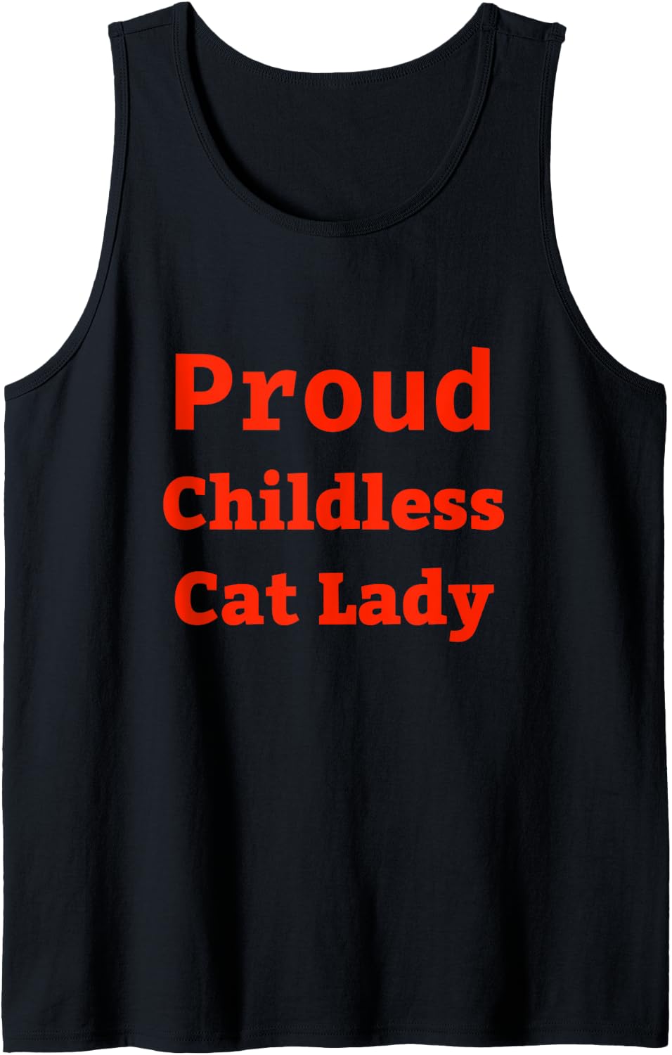 Proud Childless Cat Lady JD Vance 2024 Funny Quote Sarcastic Tank 9