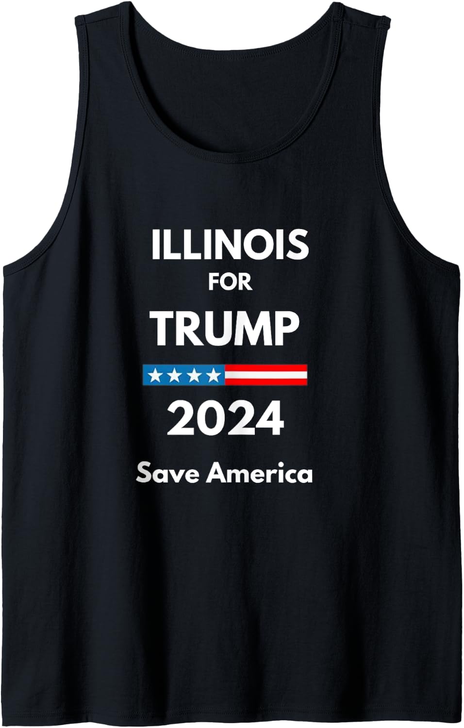 Illinois for Trump 2024 President Election Republican Tank Top