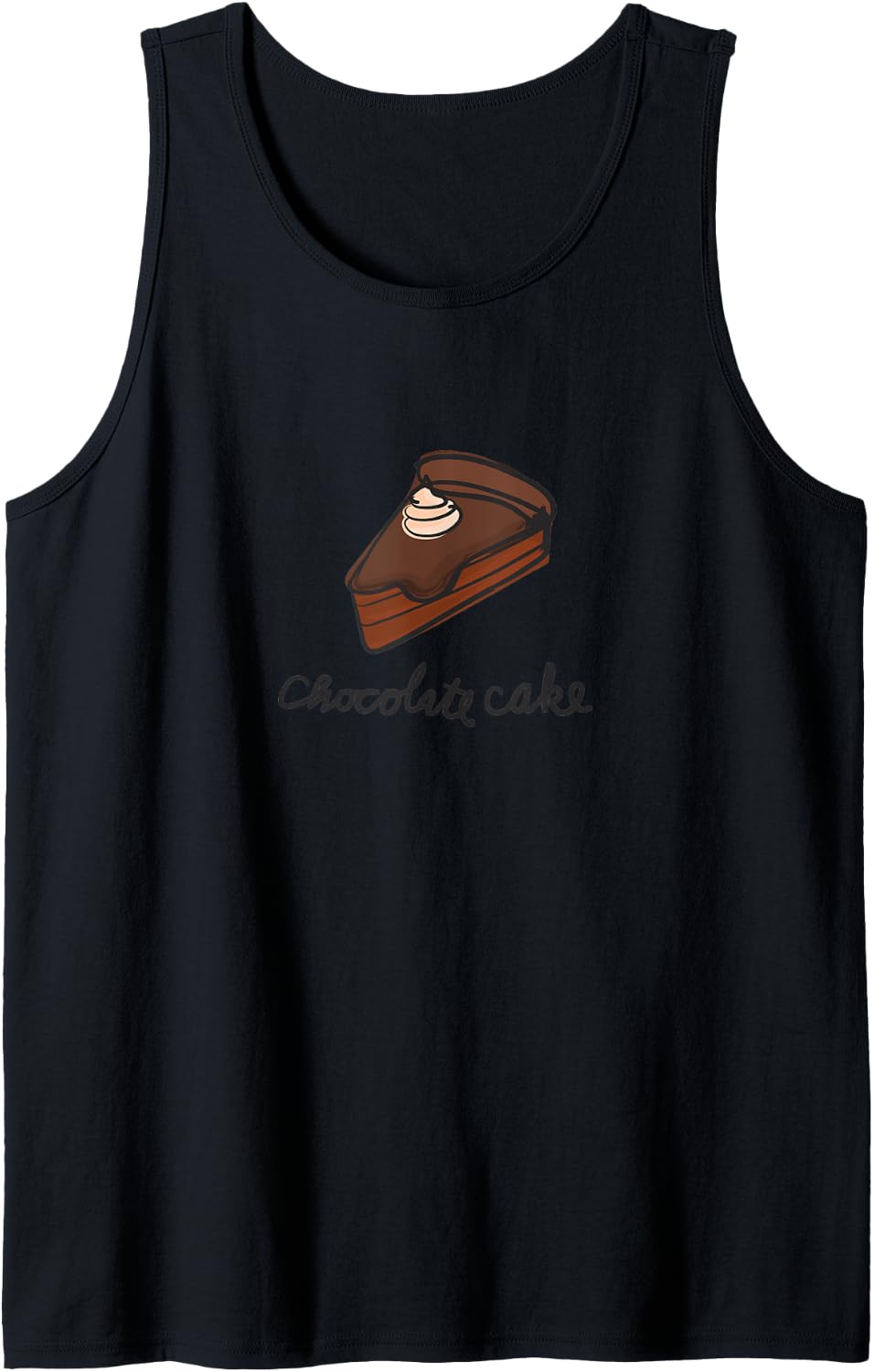 Chocolate Cake Sweets Candy Bakery Delicious Tank Top