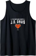 I d Rather Date JD Davis San Francisco MLBPA Tank Top