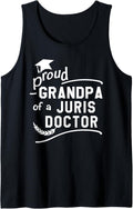 Mens Proud Grandpa Of Juris Doctor JD Law School Graduation Party Tank 2