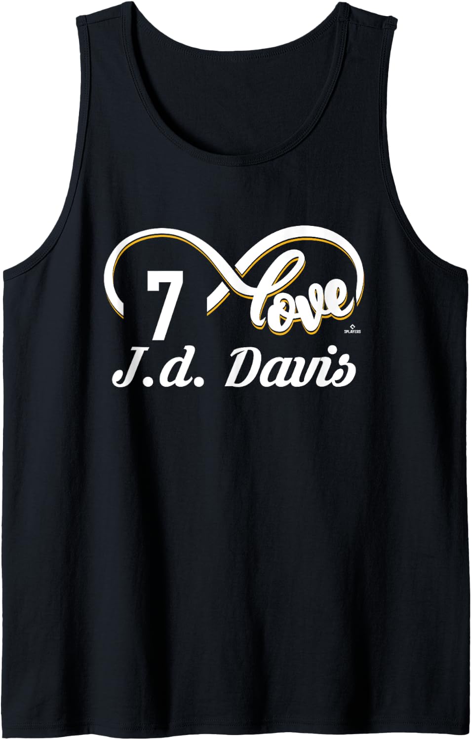 Infinite Love J D Davis Oakland Baseball MLBPA Tank Top