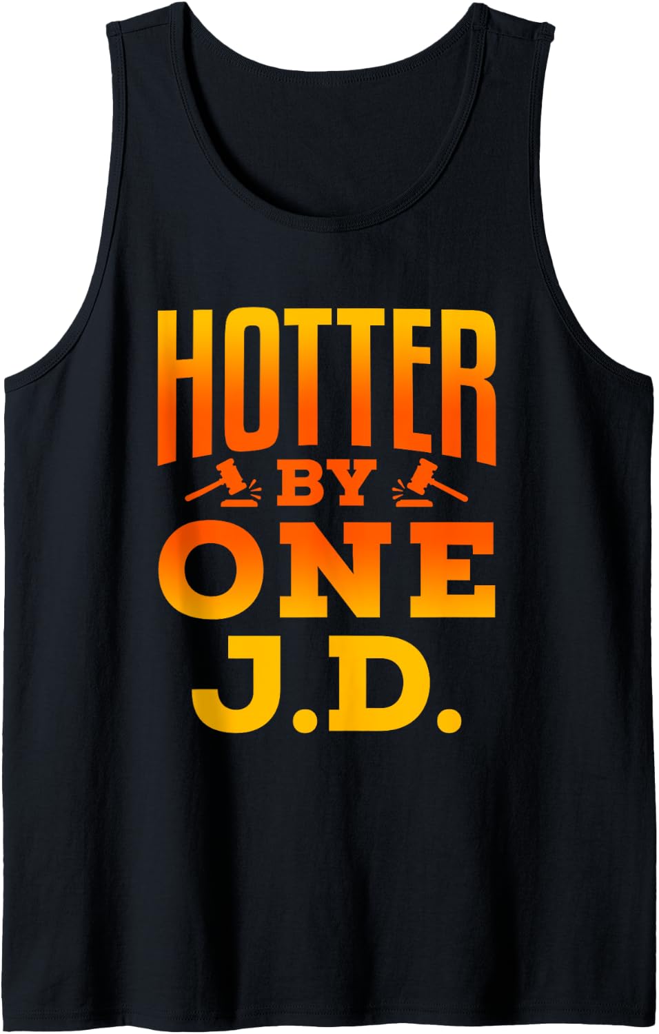 Law School Graduation Lawyer Attorney J D Men Women Tank Top