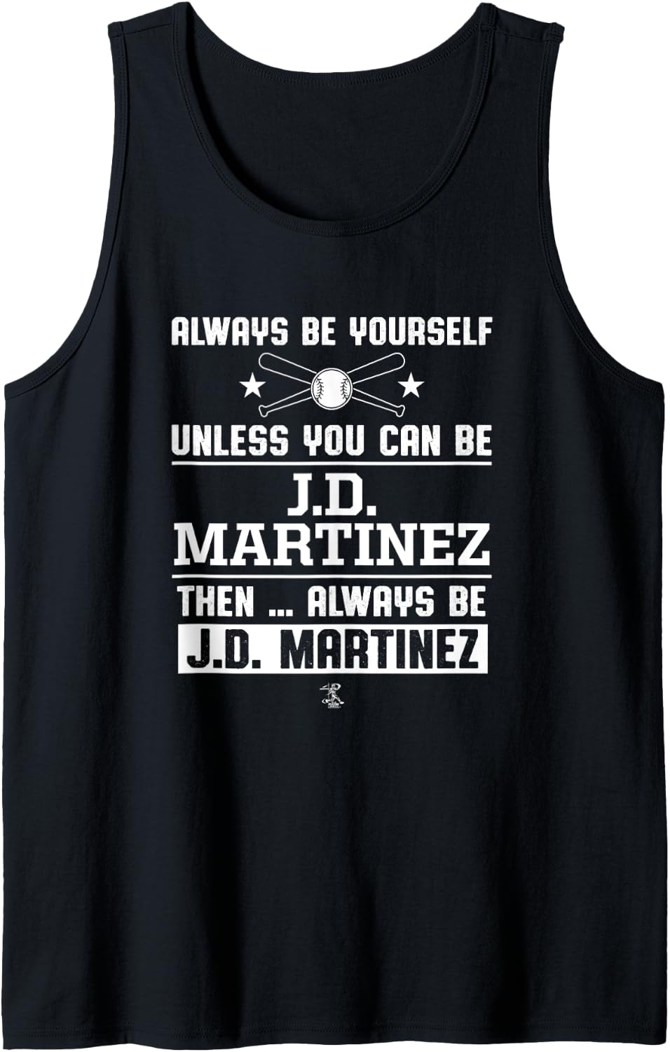 JD Martinez Always Be Yourself Gameday Tank 2