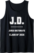 J D Juris Doctorate 2025 New Lawyers Attorneys Tank Top