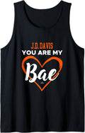 JD Davis You Are My Bae Baseball Single Valentines Day Tank Top