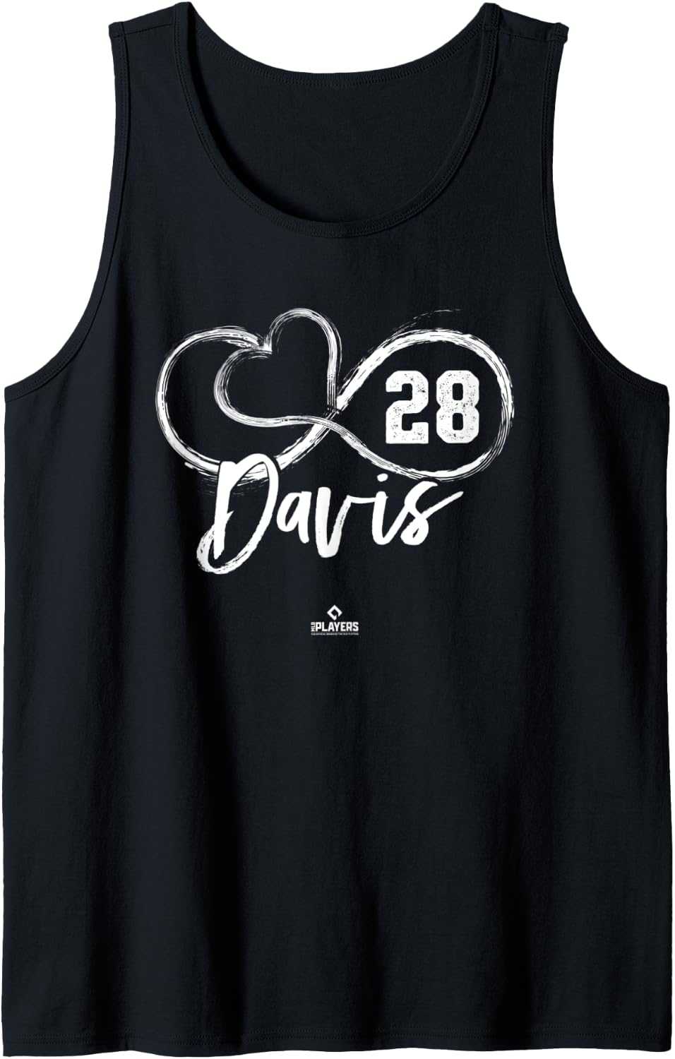 JD Davis Infinite Heart New York MLBPA Baseball Player Tank Top