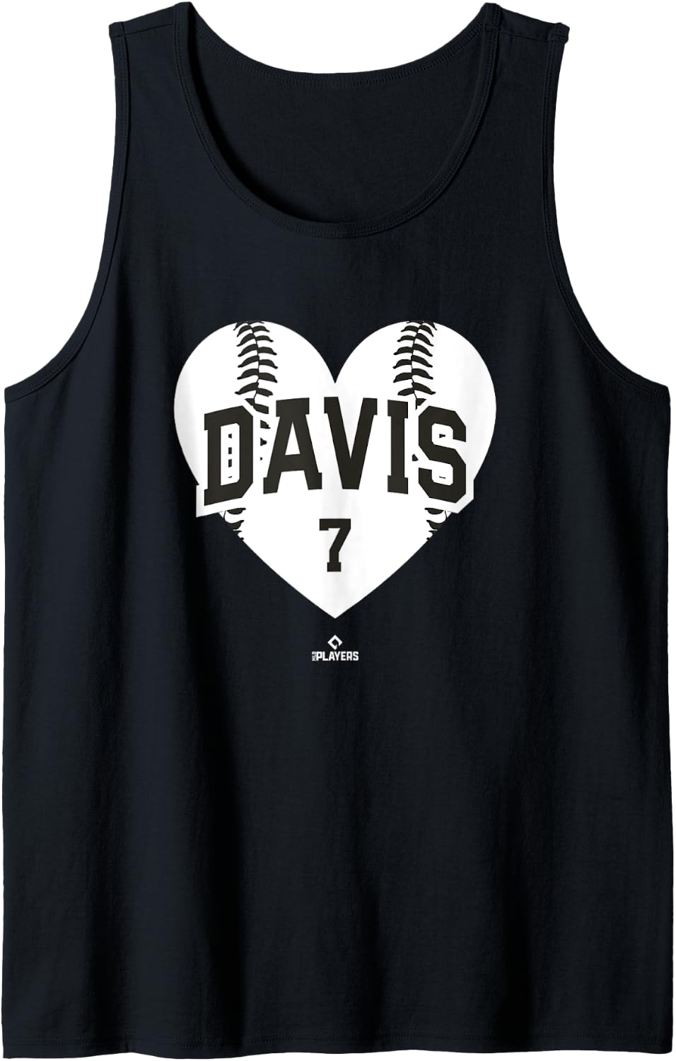 Baseball Heart JD Davis San Francisco MLBPA Tank 2