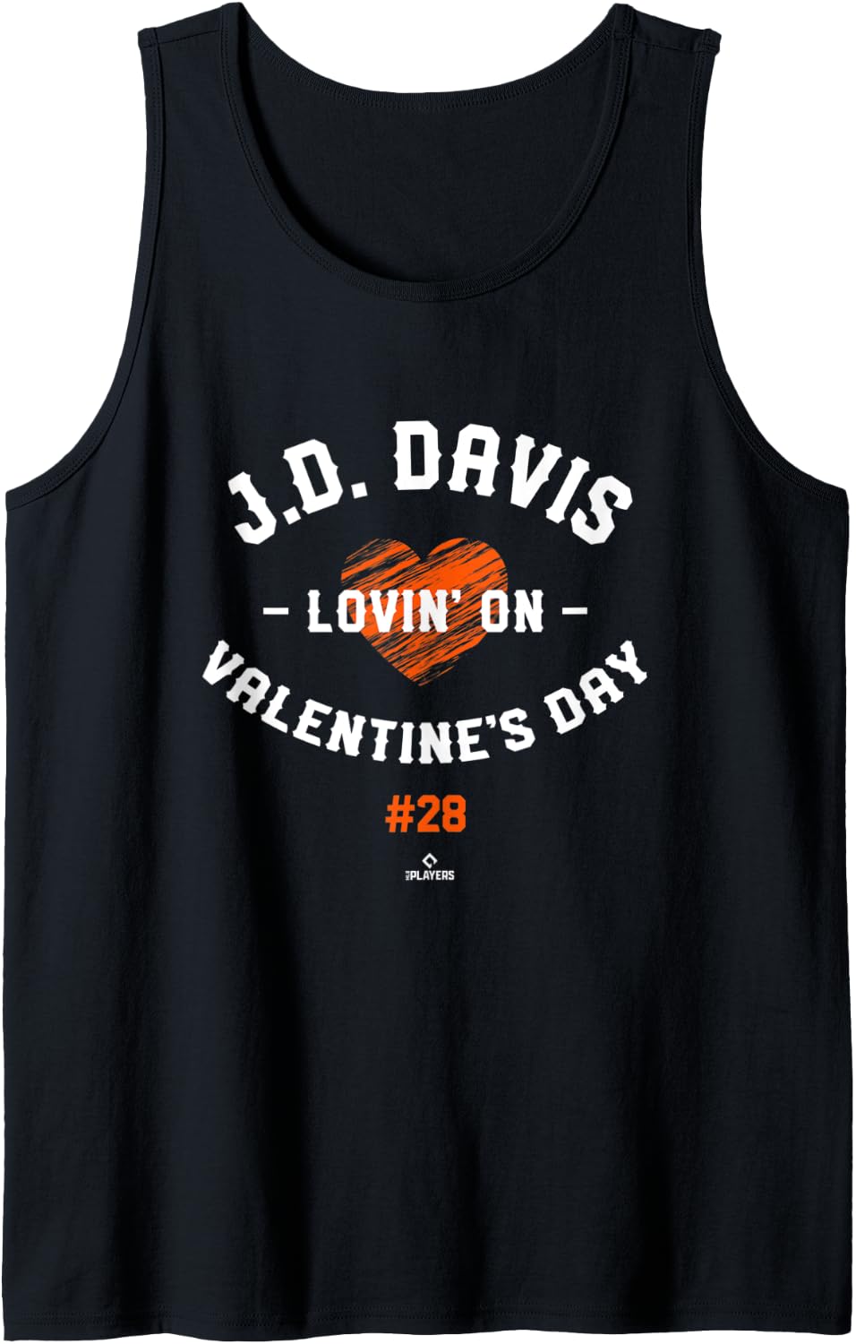 JD Davis Lovin On Valentine s Day New York Baseball Player Tank Top