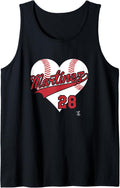 JD Martinez Baseball Heart Gameday Tank 3