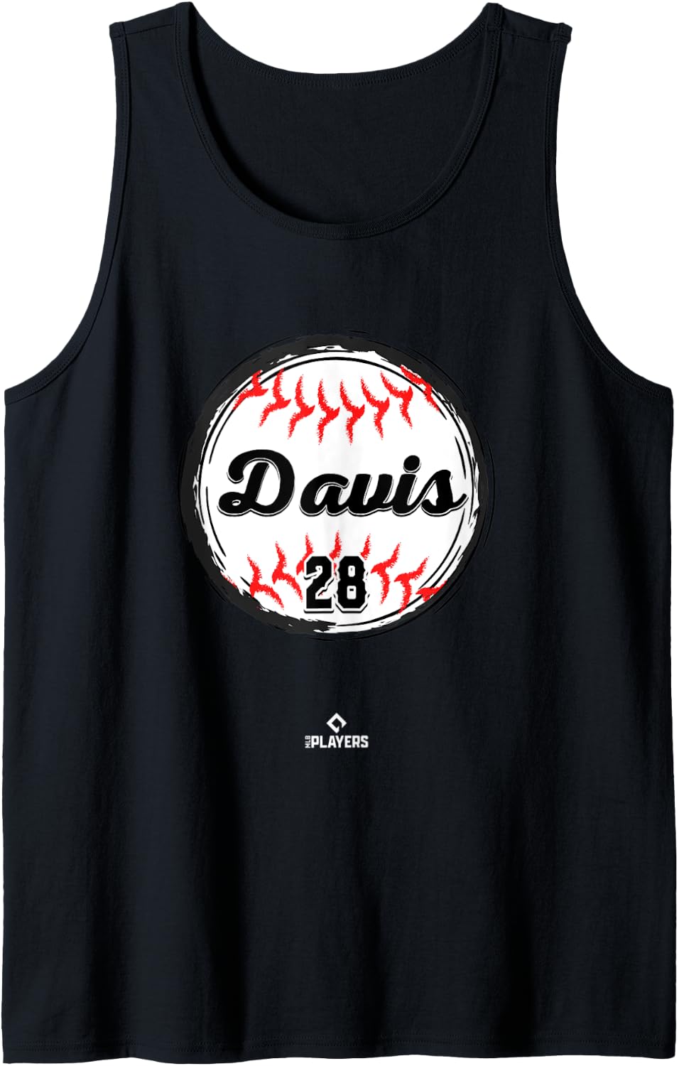 JD Davis Baseball MLBPA New York Player Bubbles Tank Top