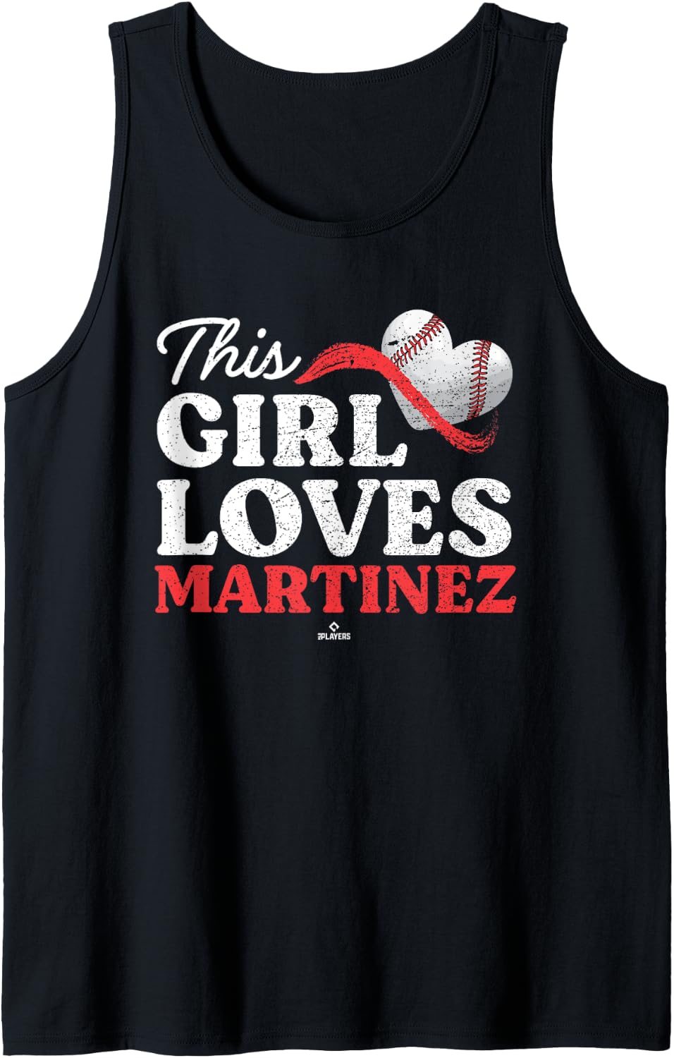 This Girl Loves JD Martinez Los Angeles MLBPA Tank Top