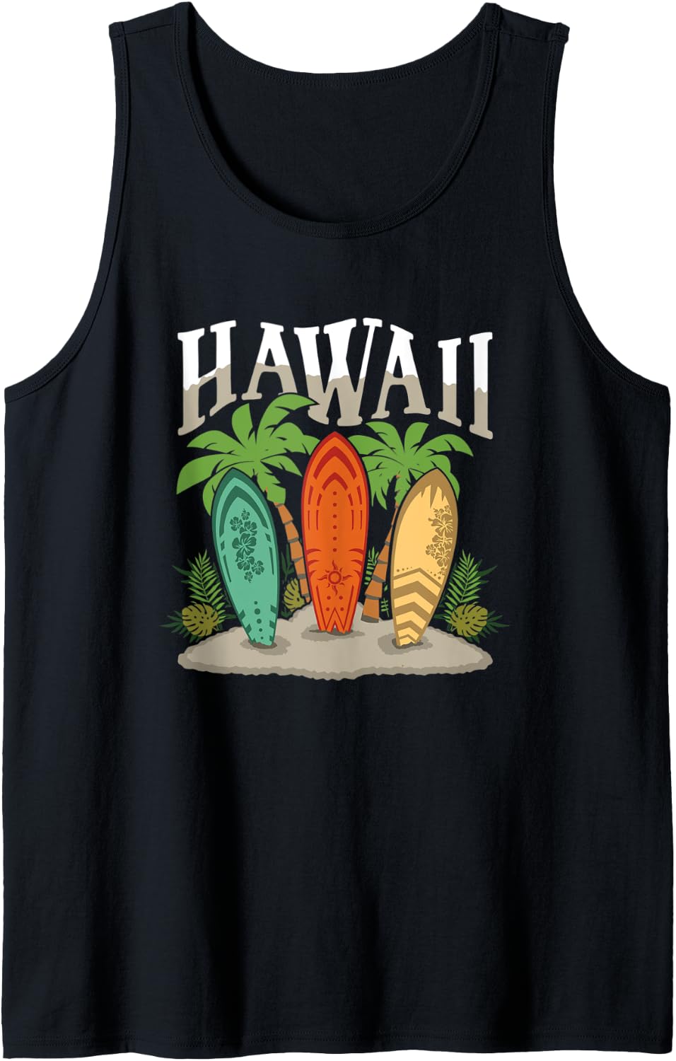 Hawaii Surfboard Family Vacation Hawaiian Island Surfer Gift Tank Top