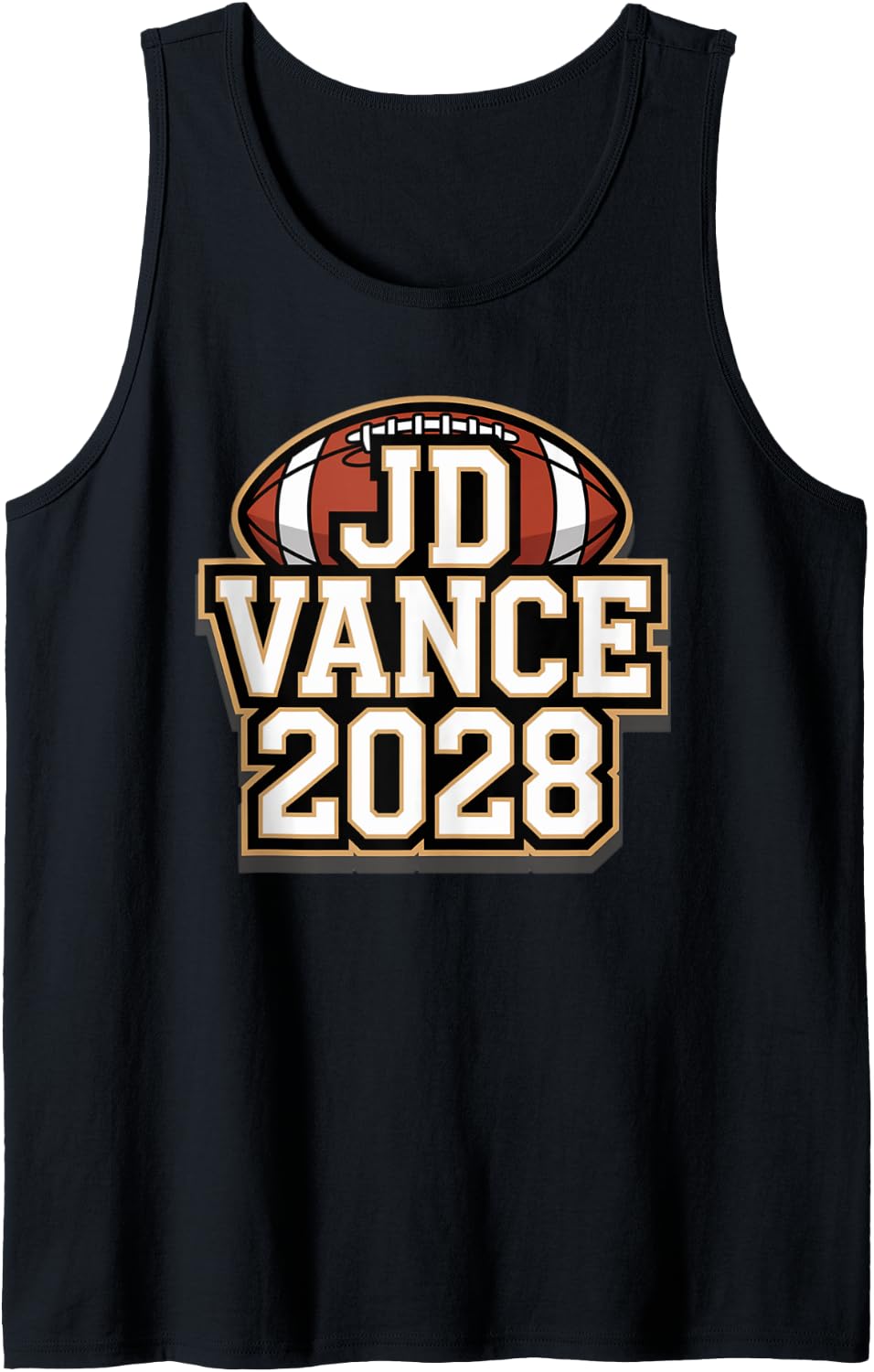 JD Vance 2028 Football Republican for President Tank Top