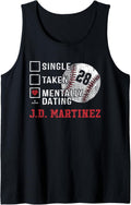 Mentally Dating JD Martinez Boston MLBPA Tank Top