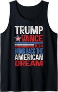 Trump Vance 2024 Bring Back the American Dream Vintage Tank Top