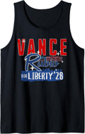 Vance Rubio 2028 for President Patriotic Liberty USA Flag Tank Top