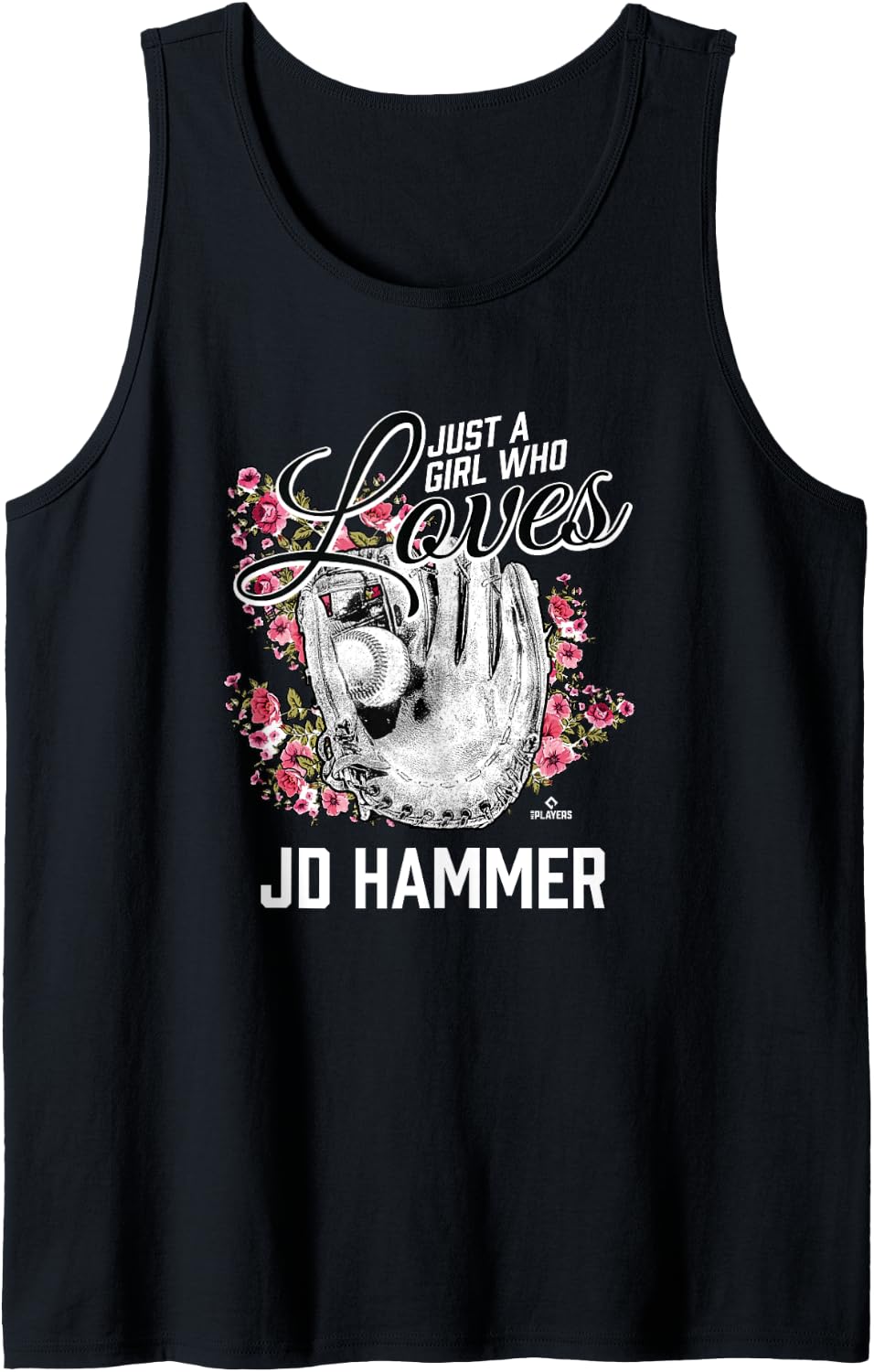 Just a Girl Who Loves JD Hammer Prospect Baseball Fan Gear Tank Top