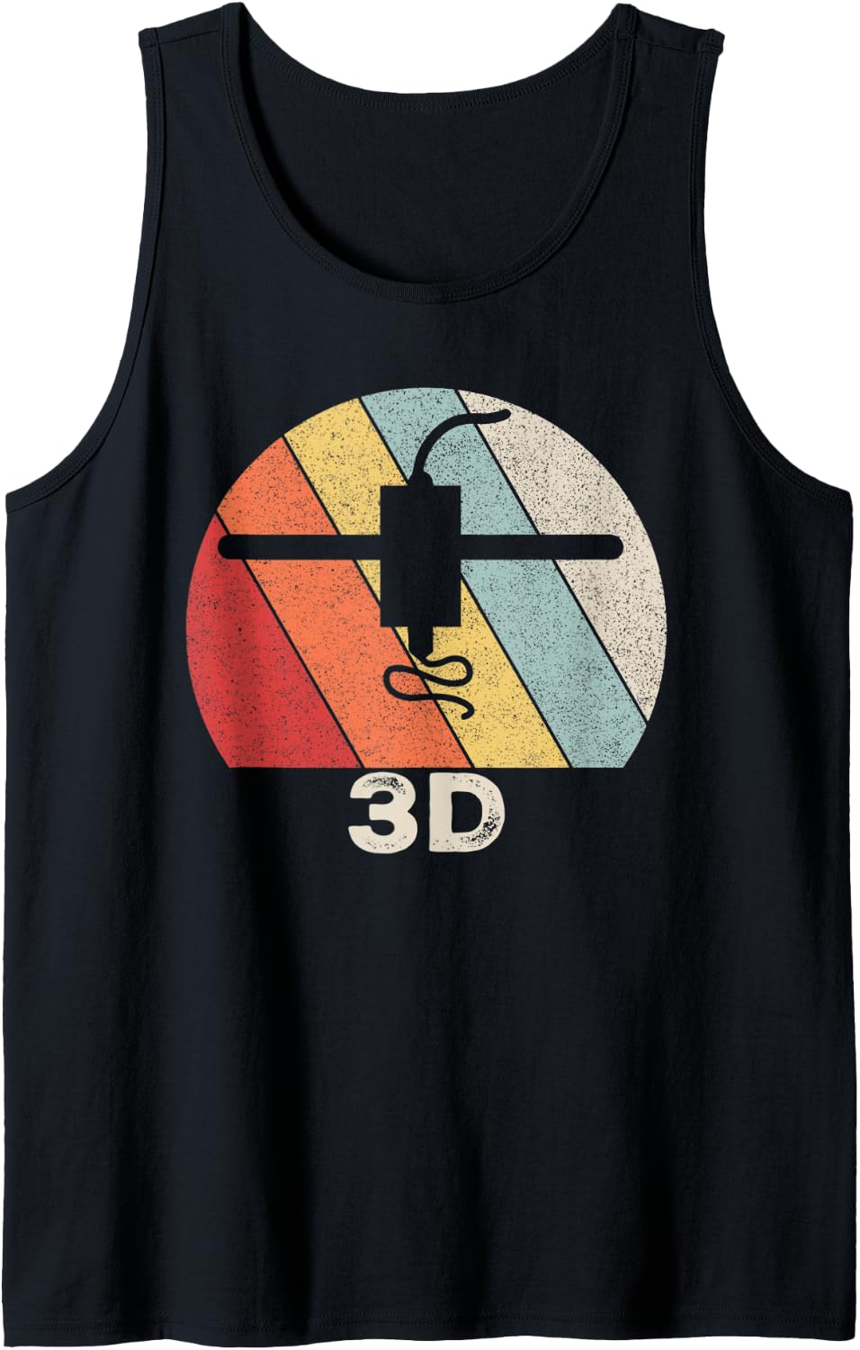 Retro 3d Print Shirt Printer Gift Vintage Printing Tank Top T Shirt Premium Print