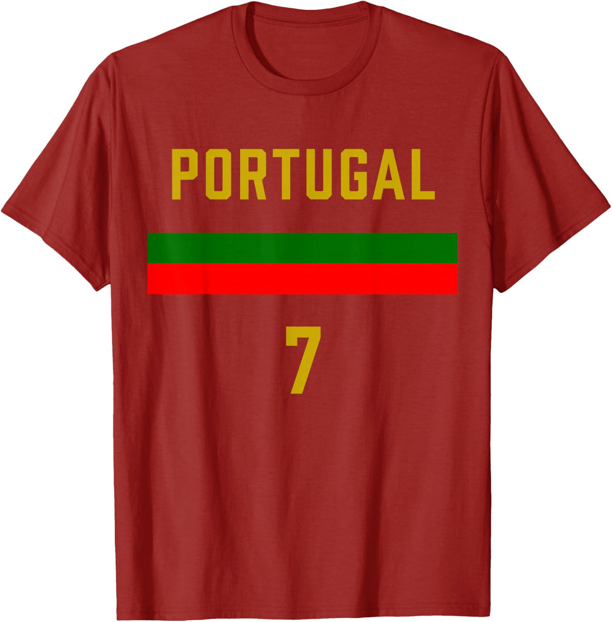 Portugal Football Fan Jersey Nr 7 Soccer 293