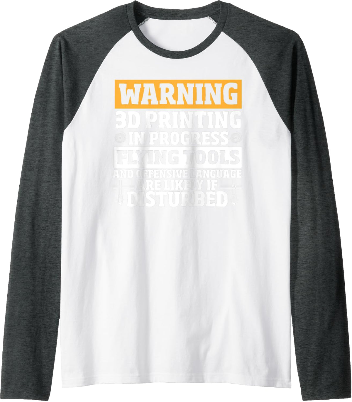 3d Printing In Progress Printer Enthusiast Raglan Baseball Tee T Shirt Everyday Wear