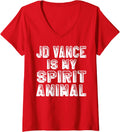 Womens JD Vance Spirit Animal VP Veep Vice President V Neck