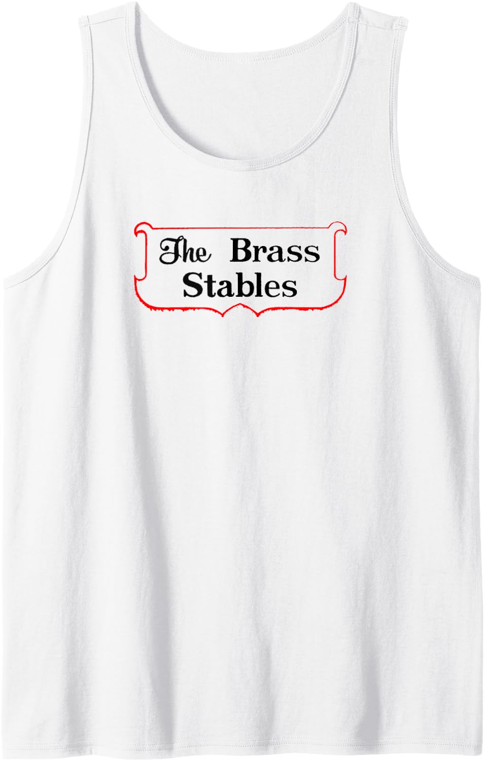 The Brass Stables Nashville Historic Printers Alley Logo Tank Top Apparel Clean Design
