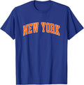 New York Throwback Design Print Classic Shirt 318