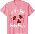 Ladybug Just a Girl Who Loves Ladybugs Kids Shirt 131