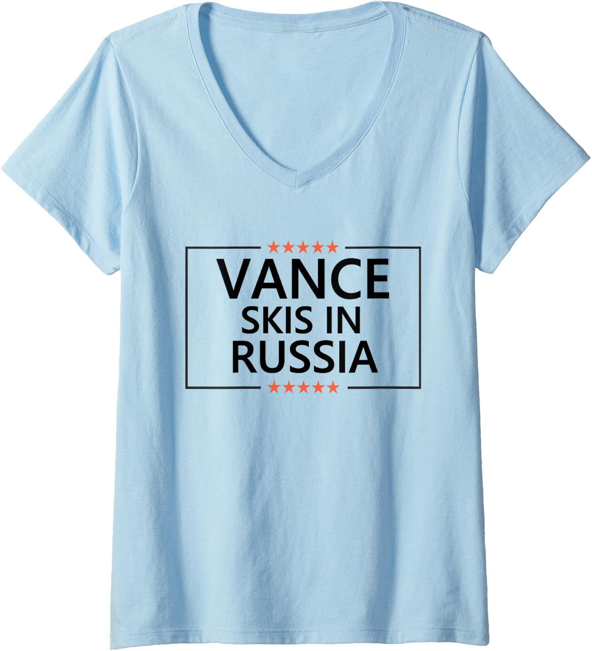 Womens Vance Skis in Russia Skiing Anti JD Jeans Protest V Neck