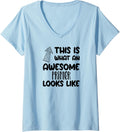 Womens Awesome Printer Funny Occupation V Neck Apparel Premium Print 2