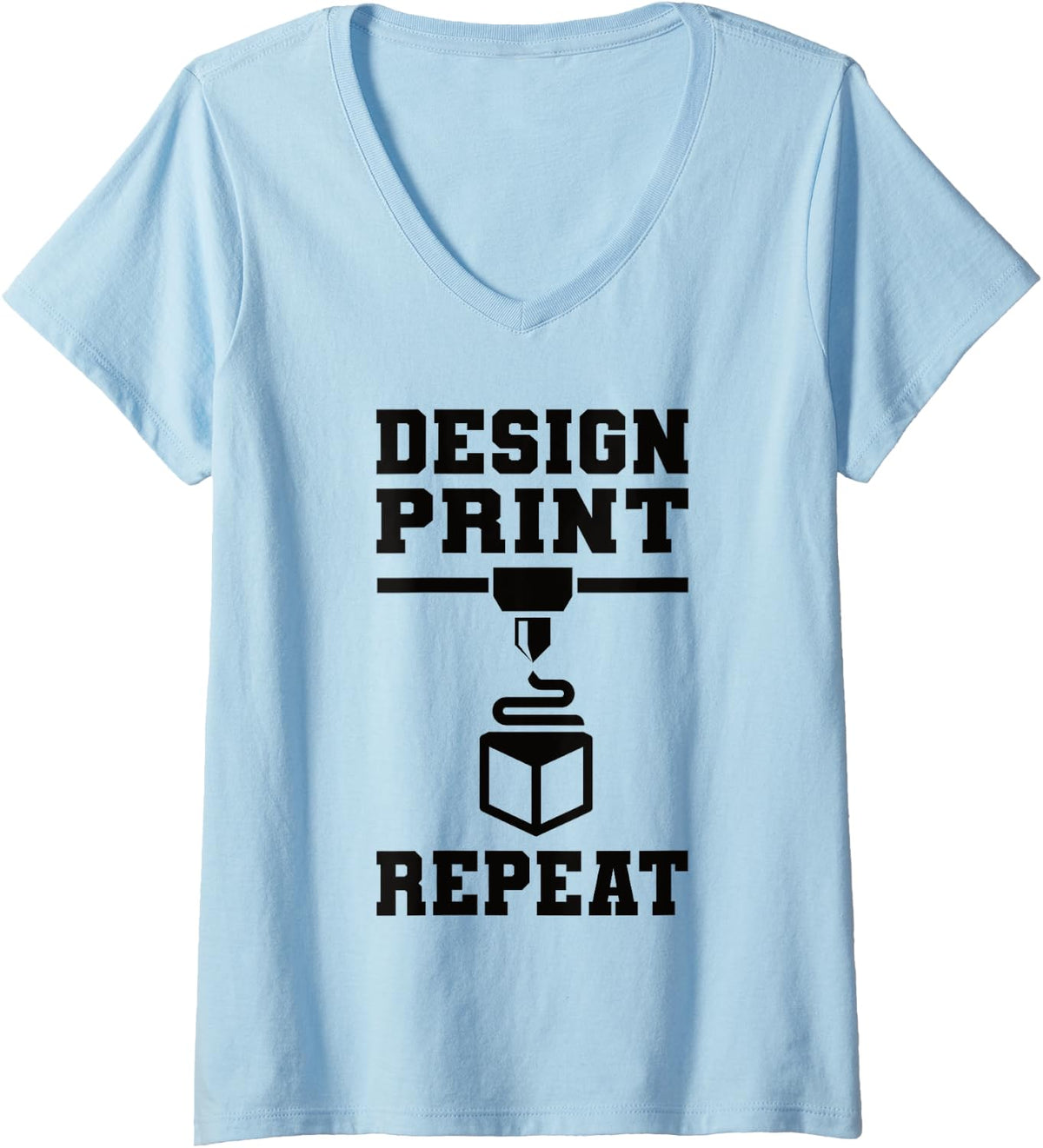Womens Design Print Repeat 3d Printing Printer V Neck Apparel Everyday Wear