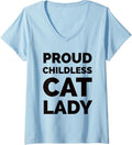 Womens Proud Childless Cat Lady JD Vance 2024 Quote Funny Sarcastic V 5