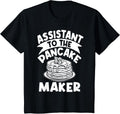Pancake Maker Kids Assistant Funny Matching Shirt 346